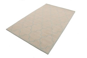 Cream Trellis 5X8 Hand-Tufted Modern Rug