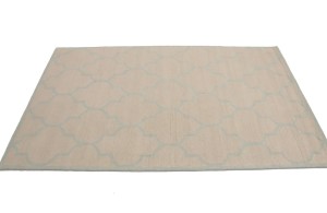 Cream Trellis 5X8 Hand-Tufted Modern Rug