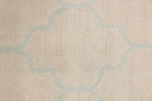 Cream Trellis 5X8 Hand-Tufted Modern Rug