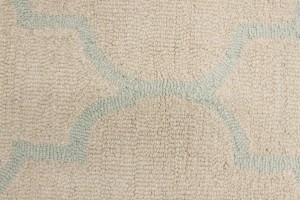 Cream Trellis 5X8 Hand-Tufted Modern Rug