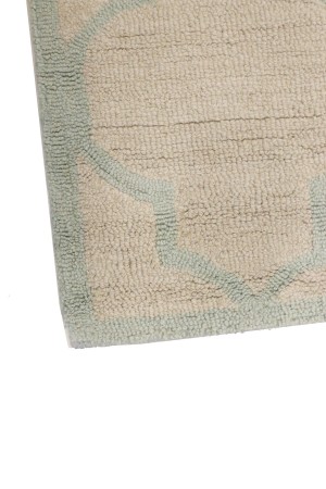 Cream Trellis 5X8 Hand-Tufted Modern Rug
