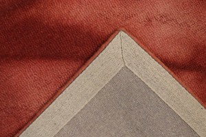 Maroon Red Tie-Dye 5X8 Hand-Tufted Modern Rug