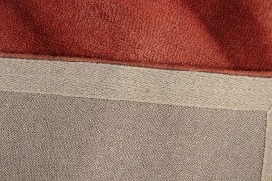 Maroon Red Tie-Dye 5X8 Hand-Tufted Modern Rug
