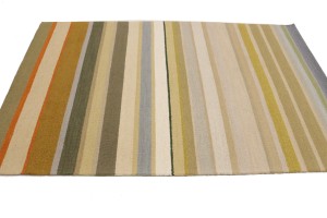 Multicolored Stripes 5X8 Hand-Tufted Modern Rug