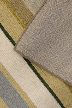 Multicolored Stripes 5X8 Hand-Tufted Modern Rug