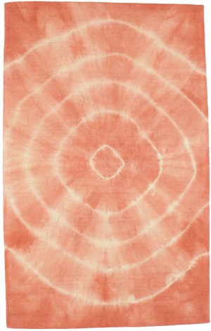 Coral Tie-Dye 5X8 Hand-Tufted Modern Rug