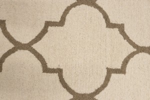 Cream Trellis 5X8 Hand-Tufted Modern Rug