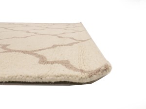 Cream Trellis 5X8 Hand-Tufted Modern Rug