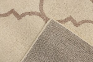 Cream Trellis 5X8 Hand-Tufted Modern Rug