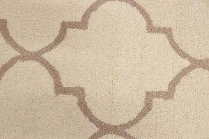 Cream Trellis 5X8 Hand-Tufted Modern Rug