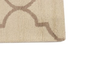 Cream Trellis 5X8 Hand-Tufted Modern Rug