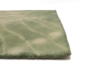 Green Tie-Dye 5X8 Hand-Tufted Modern Rug