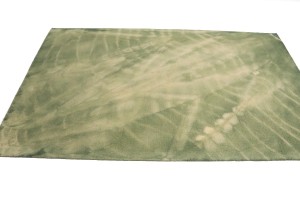 Green Tie-Dye 5X8 Hand-Tufted Modern Rug