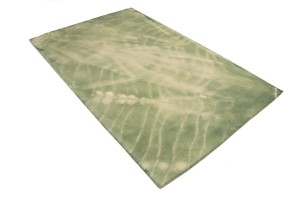 Green Tie-Dye 5X8 Hand-Tufted Modern Rug