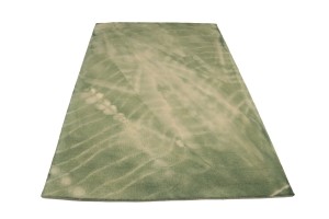 Green Tie-Dye 5X8 Hand-Tufted Modern Rug