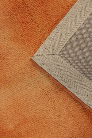 Solar Orange Tie-Dye 5X8 Hand-Tufted Modern Rug
