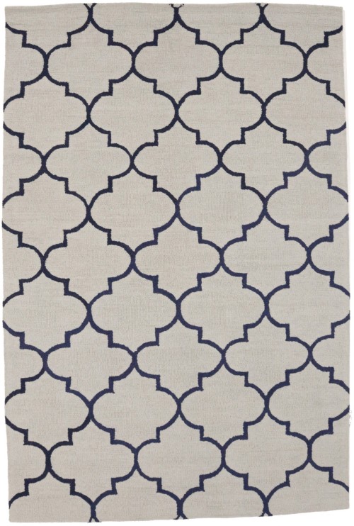 Multicolored Trellis 5X8 Hand-Tufted Modern Rug