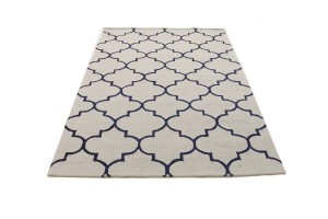 Multicolored Trellis 5X8 Hand-Tufted Modern Rug