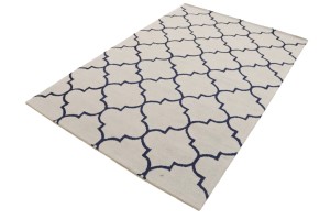 Multicolored Trellis 5X8 Hand-Tufted Modern Rug