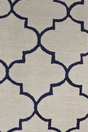 Multicolored Trellis 5X8 Hand-Tufted Modern Rug