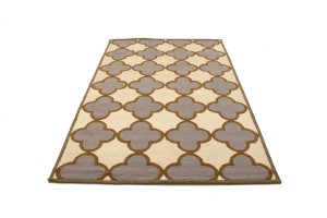 Multicolored Trellis 5X8 Hand-Tufted Modern Rug