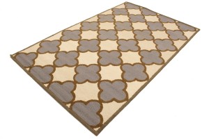 Multicolored Trellis 5X8 Hand-Tufted Modern Rug