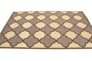 Multicolored Trellis 5X8 Hand-Tufted Modern Rug