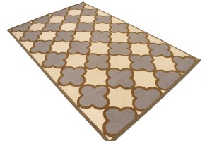 Multicolored Trellis 5X8 Hand-Tufted Modern Rug