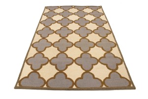 Multicolored Trellis 5X8 Hand-Tufted Modern Rug