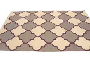 Multicolored Trellis 5X8 Hand-Tufted Modern Rug