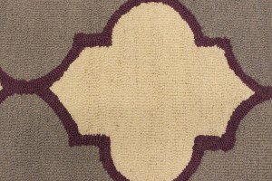 Multicolored Trellis 5X8 Hand-Tufted Modern Rug