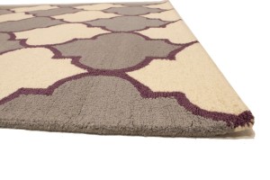 Multicolored Trellis 5X8 Hand-Tufted Modern Rug