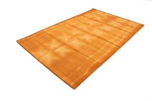 Solar Orange Tie-Dye 5X8 Hand-Tufted Modern Rug