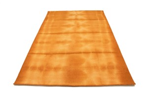 Solar Orange Tie-Dye 5X8 Hand-Tufted Modern Rug