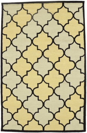 Multicolored Trellis 5X8 Hand-Tufted Modern Rug
