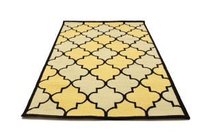 Multicolored Trellis 5X8 Hand-Tufted Modern Rug