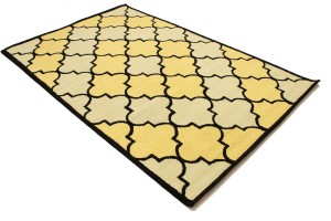 Multicolored Trellis 5X8 Hand-Tufted Modern Rug
