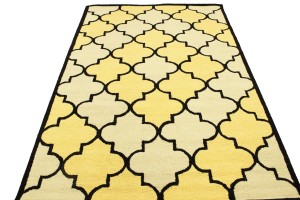 Multicolored Trellis 5X8 Hand-Tufted Modern Rug