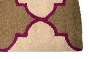 Multicolored Trellis 5X8 Hand-Tufted Modern Rug