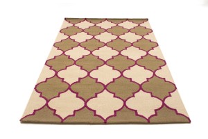 Multicolored Trellis 5X8 Hand-Tufted Modern Rug