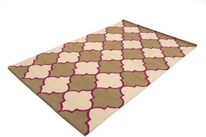 Multicolored Trellis 5X8 Hand-Tufted Modern Rug