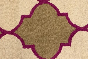 Multicolored Trellis 5X8 Hand-Tufted Modern Rug