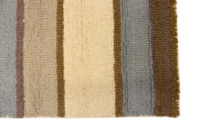 Multicolored Stripes 5X8 Hand-Tufted Modern Rug