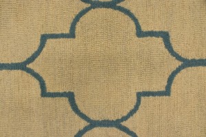 Beige Trellis 5X8 Hand-Tufted Modern Rug