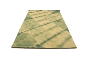 Green Tie-Dye 5X8 Hand-Tufted Modern Rug