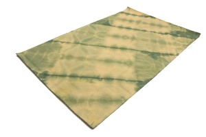 Green Tie-Dye 5X8 Hand-Tufted Modern Rug