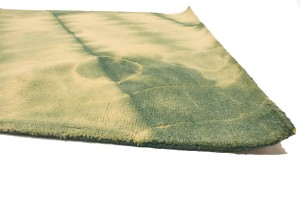 Green Tie-Dye 5X8 Hand-Tufted Modern Rug