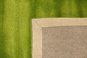 Green Tie-Dye 5X8 Hand-Tufted Modern Rug