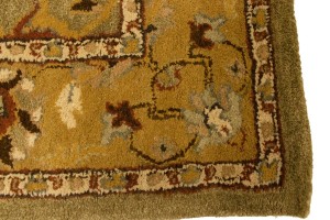 Khaki Floral 5X8 Hand-Tufted Modern Rug