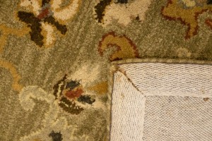 Khaki Floral 5X8 Hand-Tufted Modern Rug
